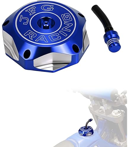 JFG RACING Blue CNC Aluminum M10x1.25 Frame Magnetic Oil Drain