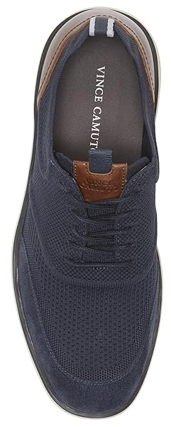 VINCE CAMUTO MEN’S HALDANE CASUAL SNEAKER, ECLIPSE/CUERO, 13