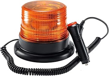 Amber Led Strobe Beacon Light Emergency Magic Strobe Flashing Warning Beacon Light For Truck Vehicle Warning Emergency Lights Lights Lighting Accessories