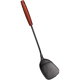 FJNATINH Wok Spatula 15 inches Spatulas for Wok, Stainless Steel Metal Wok Spatulas for Kitchen Use Cooking Utensils Spatula for Cooking Cast Iron