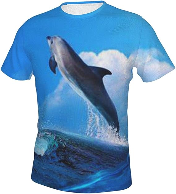 Amazon Co Jp 可愛いイルカ 海の底2 メンズ Tシャツ 半袖 完結記念 人気 柔らかい 快適 ファッション 夏服ブランド おしゃれ T シャツ 大きい サイズ Tシャツ S Xxxl カジュアル 丸襟 春服 夏服 服 ファッション小物