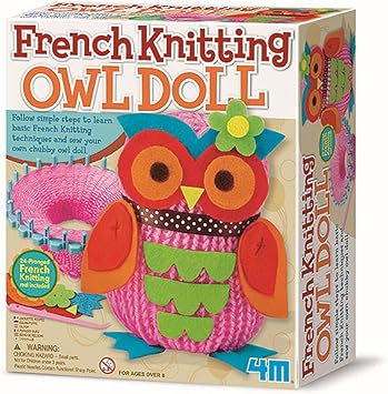 4M French Knitting Owl Doll Making Kit 
