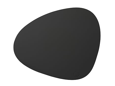 Lind DNA - Tischset Curve L, 37 x 44 cm, Softbuck dunkelgrau
