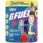 G Fuel Nuka Cola 2.0 Energy Powder, Sugar Free, Clean Caffeine Focus Supplement, Water Mix, Tropical Citrus Berry Flavor, Focus Amino, Vitamin + Antioxidants Blend - 9.6 oz (40 Servings)