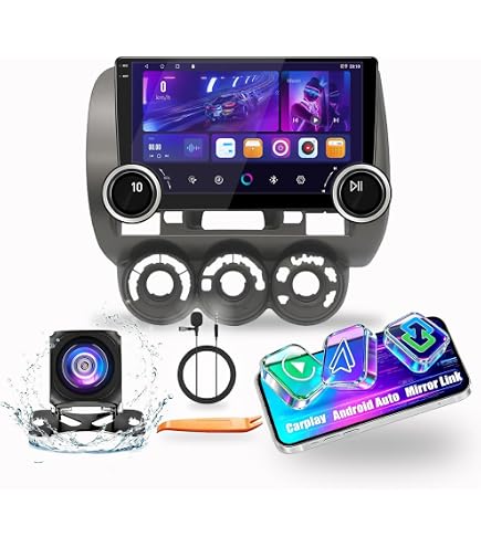 Amazon.com: for Honda Fit Jazz Radio 2004-2007 Android 13 Car