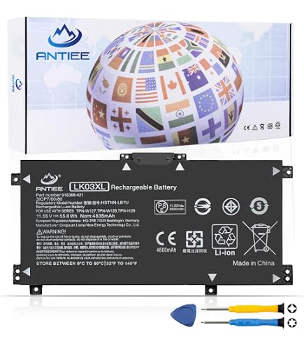 Amazon.com: HT03XL Battery for HP - L11119-855 Laptop Battery