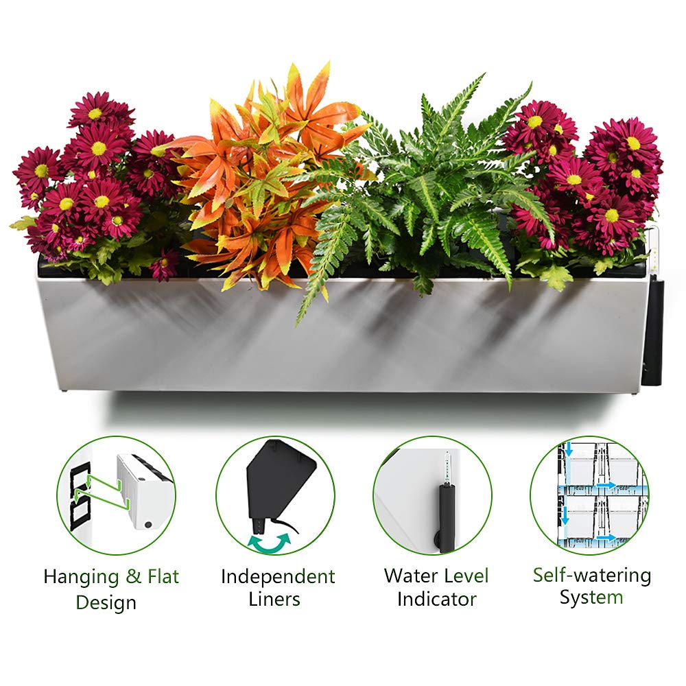 Green Sun Garden Selfwatering Vertical Planter,Wallhung Plants Holder,Afforest Hanging