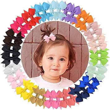 mini alligator hair clips baby