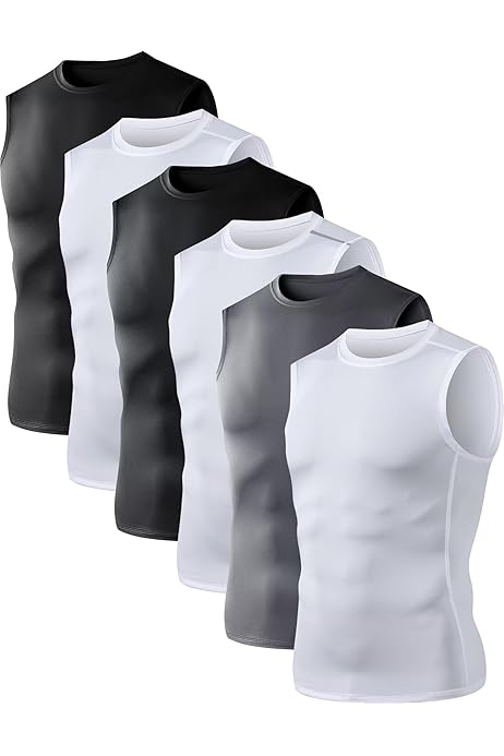 Camisas Para Hombre RACHAPE Playera De Compresión Para Hombre