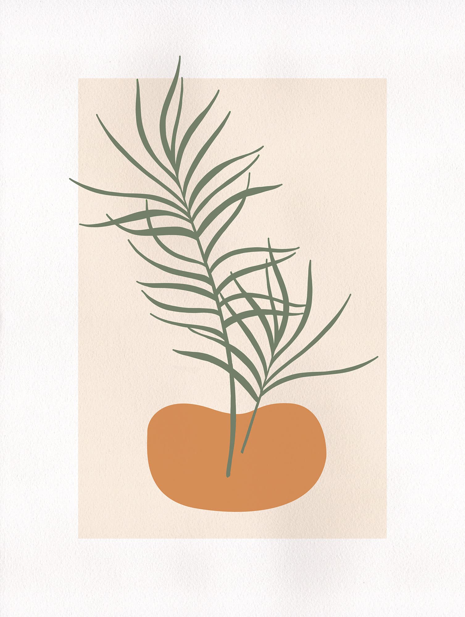 Komar Wall Picture - Tangerine Feeling - Size: 30 x 40 cm - Poster Art Print Decoration Living Room Bedroom