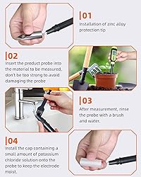 Soil pH Meter, Tadeto Digital Soil Tester with