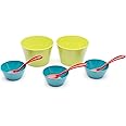 Zak Design Tiny Chef 8-Piece Kids Ice Cream Party & Activity Set, Oasis Design