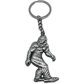 Sonoran Souvenirs Metal Bigfoot Keychain, Pewter Sasquatch Key Chain | Bigfoot Gifts, Unique Cryptid, Yeti, Sasquatch Gifts, Hunting/Outdoor Enthusiasts and Hikers/Pin Collectors
