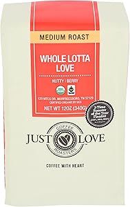 JUST LOVE COFFEE ROASTERS Organic Whole Lotta Love, 12 OZ