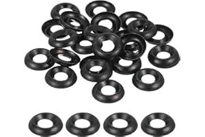 MECCANIXITY 60 Pcs #8 Countersunk Finish Washers, 304 Stainless Steel Cup Washer Gasket for Screws Bolts Machinery Constructi