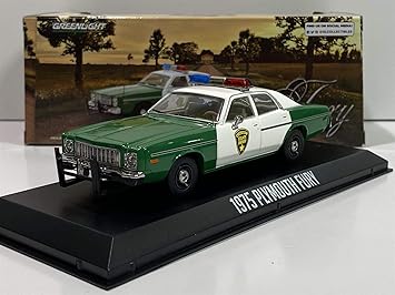 Greenlight 1975 Plymouth Fury Chickasaw County Sheriff Grun Weiss 1 43 Druckguss Modellauto 86595 Amazon De Spielzeug