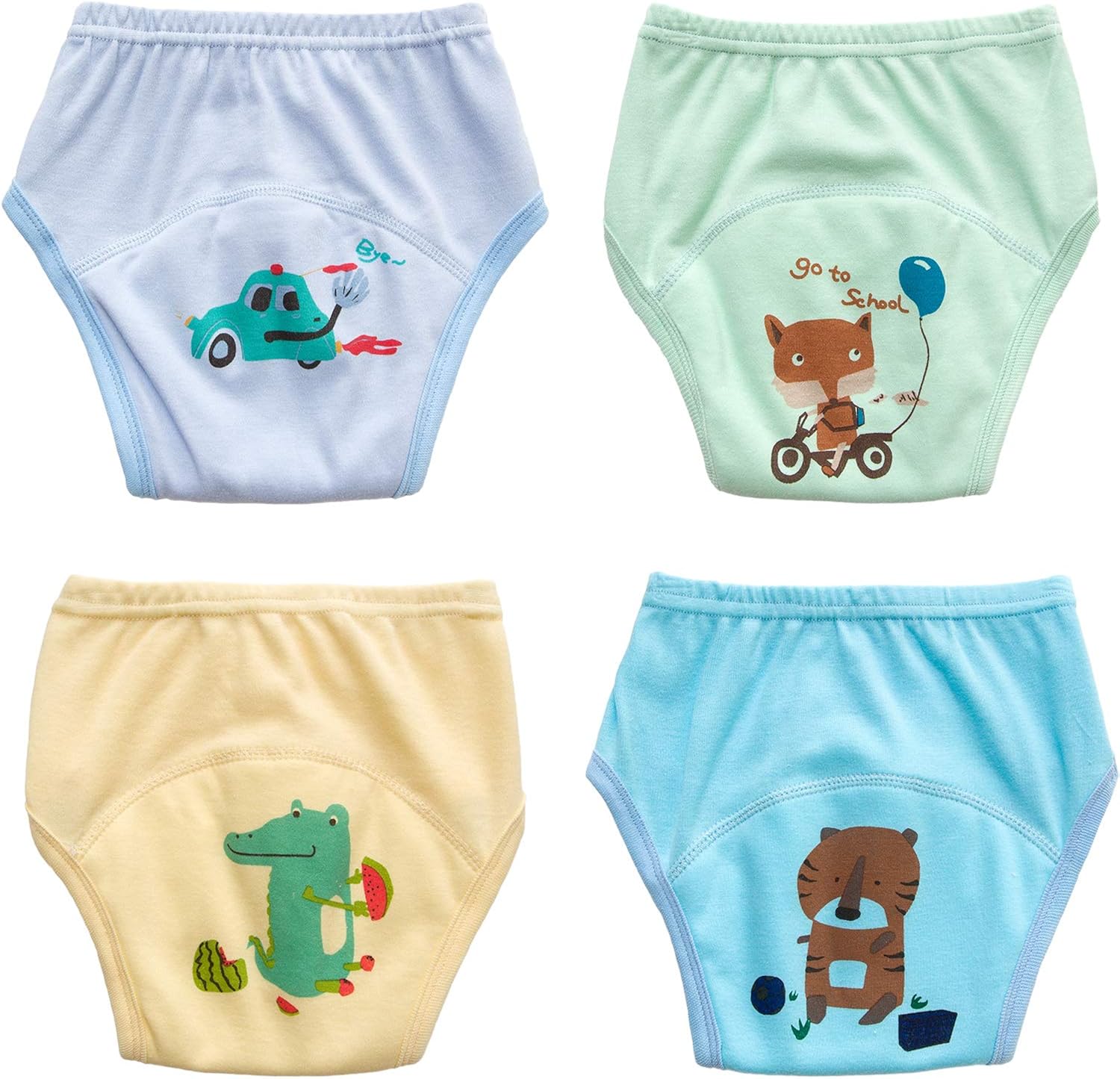 Ropa interior Adorel Calzones de Entrenamiento para Bebés Niños Lote de 4 Ropa Ropa interior Adorel Calzones de Entrenamiento para Bebés Niños Lote de 4 Ropa