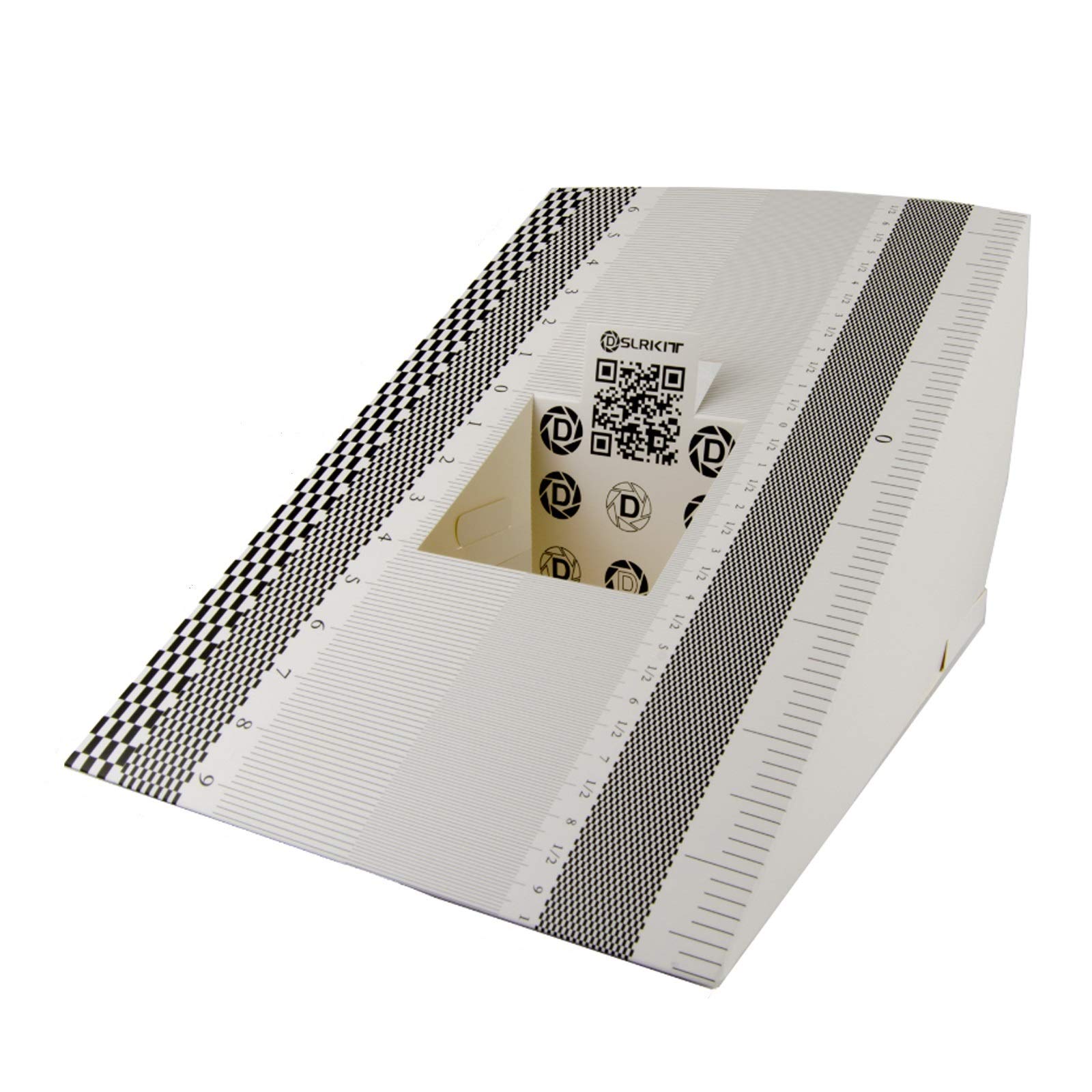 DSLRKIT 28X18cm Lens Focus Calibration Tool Alignment Ruler Folding Card (pack of 2)