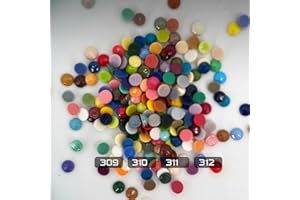 CARSILERS Diamonds Painting Accessories,Replacement for Missing Round Drills 309 310 311 312,Rhinestone Resin Diamond Drill,4 Colors Beads Gems Stones,3500pcs per Color