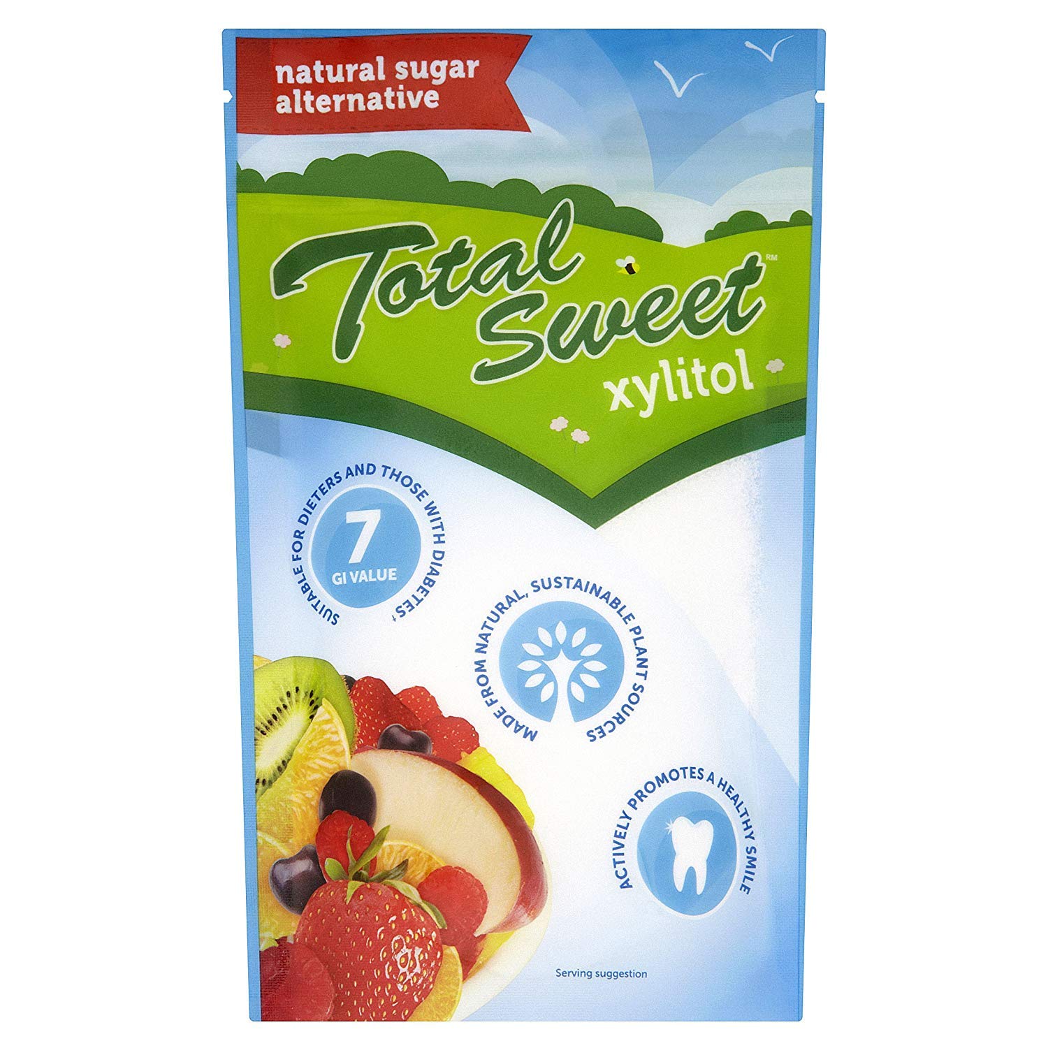 Total Sweet Xylitol Sweetener 1Kg (Pack of 6)
