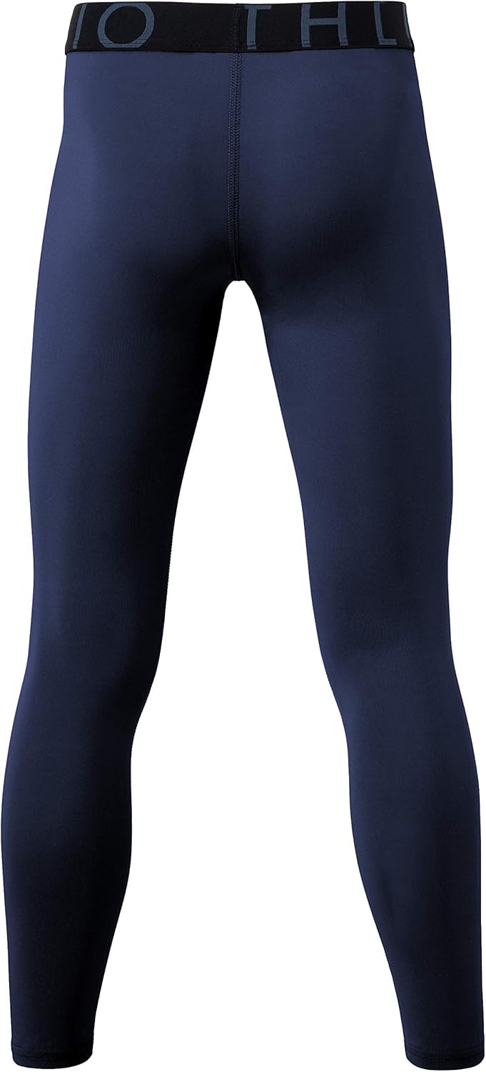 ATHLIO Kid's Compression Running Baselayer Cool Dry Sports Top & Bottom Set: Sports & Outdoors