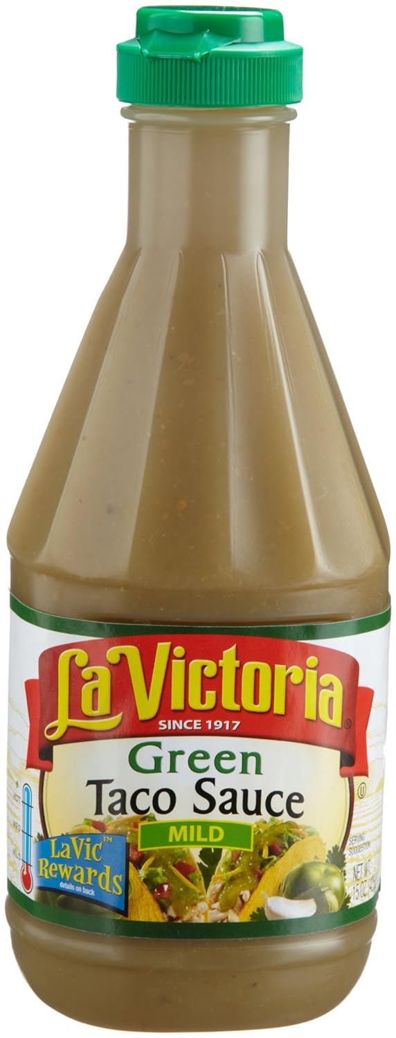 LA VICTORIA Mild Green Taco Sauce,15 Ounce Prime Pantry