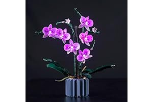 BrickBling LED Lighting Only, Compatible with Lego Orchid Flowers; Creative Light Kit Compatible with Lego 10311, Great Gift for Adults - Light Kit Only, Not Come with Model