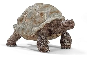 Schleich Wild Life- 7"Realistic Giant Tortoise Toy Animal Figurine - African Safari Figures for Boys and Girls-Wild Animal Educational Toy - Zoo Wildlife Figurine for Toddlers and Kids Ages 3+ | 14750