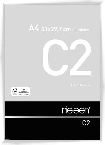 Nielsen C2 Glossy White 21 X 29 7 Cm Aluminium Picture Frame Amazon Co Uk Kitchen Home