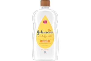Johnsons Baby Oil Shea & Cocoa Butter 20 Ounce (591ml) (2 Pack)