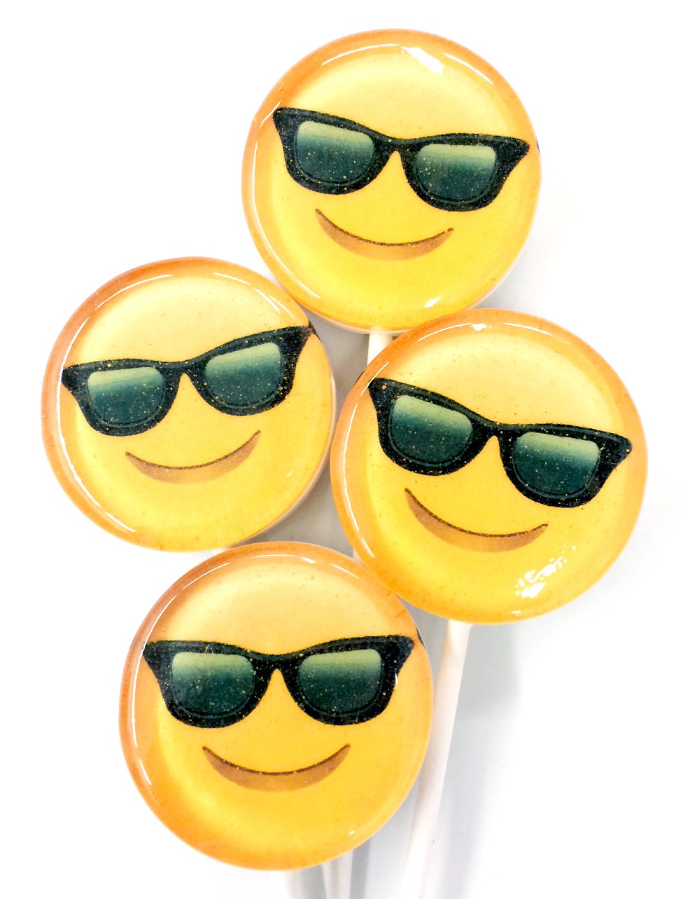 smiling face with glasses