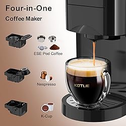 KOTLIE Single Serve Coffee Maker,4in1 Espresso
