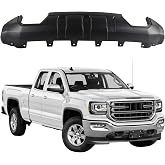 Front Bumper Lower Skid Plate Valance Panel Fits GMC Sierra 1500 2016-2019 | Black Bumper Bottom Cover Replace GM1015123 23243494 2496484990 3375474 23243493