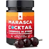 Gourmanity Maraschino Cherries, Italian Marasca Cocktail in Syrup 14.1oz | Cocktail cherries for Old Fashioned, Manhattan and