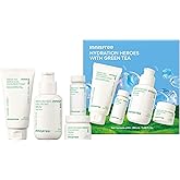 innisfree Green Tea Seed Hydrating Serum with Hyaluronic Acid & Niacinamide, Korean Face Serum for Glow & Skin Barrier Suport, Available in Refill & Sets