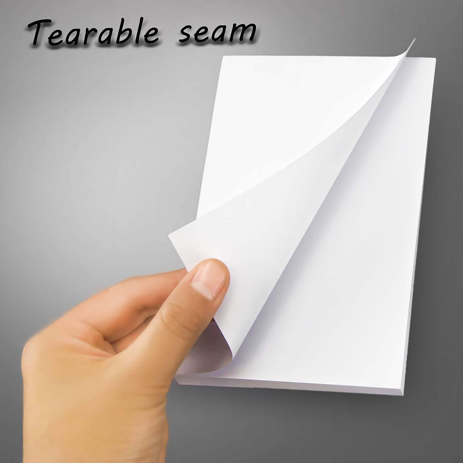 Amazon Com 10 Pack 100 Sheets Plain Notepad 4 X 6 White Blank Memo Pad Scratch Pad For Restaurant Server Concession Stand School And Office Supplies Office Products