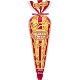 Popcornopolis Cheddar Cheese Popcorn, 2.5oz Cone | Cone Shape Bag for Gifting &amp; Snacking, Savory Cheesy Flavor, Small Batch Popcorn, Non-GMO Corn, Gluten Free