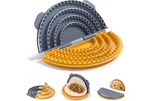 4-in-1 Tortilla Sealer, Tortilla Crimper Maker for 4”, 6”, 8”, 10” Wraps, Tacos Tortilla Maker for 4-10 Inch Burritos, Detach