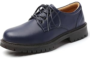 XMM Oxford Shoes for Women Lace up Flats Women's Oxfords Saddle Non-Slip Work Office Comfortable Dress Business Casual Dressy Shoes