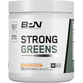 BARE PERFORMANCE NUTRITION, BPN Strong Greens Superfood Powder, Improved Digestion, Increased Energy, Immune System Support, Pineapple Coconut
