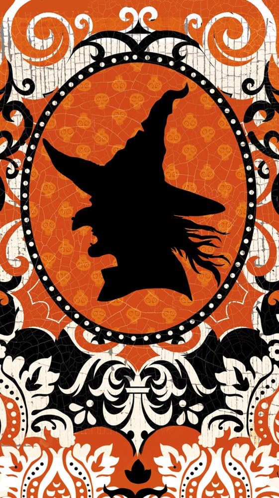 Cypress Home Spooky Witch Silhouette Paper Guest Towel, 15 count