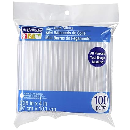 Mini Hot Glue Gun Sticks By Artminds 100 Count Clear