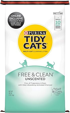 tidy cat litter free and clean