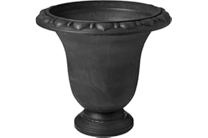 PSW POT COLLECTION PSW ZA50BK Pennington Urn, 20 by 18-Inch, Black