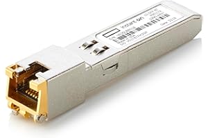 HPE Networking Instant On 1G SFP RJ45 Transceiver for Copper Ethernet Category 5e Connections Up to 100 Meters (R9D17A)
