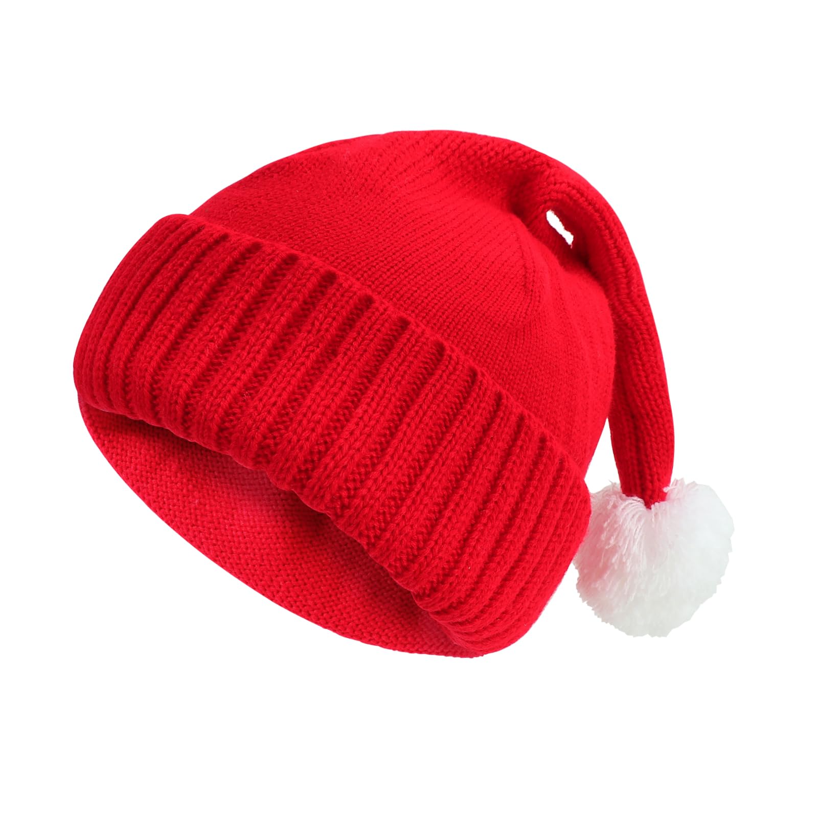 TAGVO Christmas Hat for Kids Adults, Christmas Party Hats Fancy Dress Christmas Hats Santa Hats, Christmas Fun Hats Santa Costume for Xmas Party Santa Hat Bulk