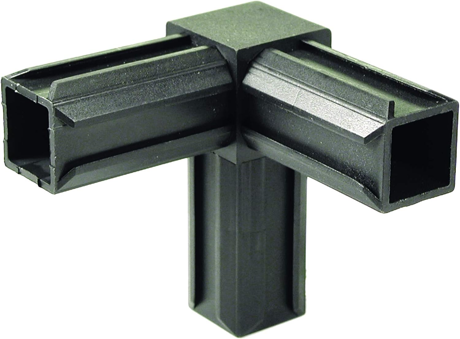 Gah-Alberts 426347 Crossed Tube Connectors 90° 1 Additional Outflow for 20 x 20 x 1.5 mm Pack of 10 Plastic Black