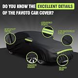Favoto Sedan Car Cover Waterproof 5-Layer All Weather 177-194 in view 6