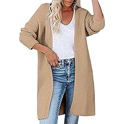 ADJHDFH Womens Sweater Vest Cardigan 3/4 Sleeve