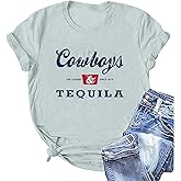 Pairxily Western Cowboy Shirts Vintage Graphic Tees for Women Cowgirl Country Music Concert Tshirts Funny Retro Rodeo Shirt